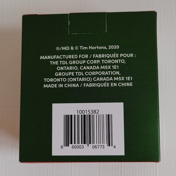 2020 NWT Tim Hortons Timbits White Box Christmas Tree Ornament - Picture 5 of 5